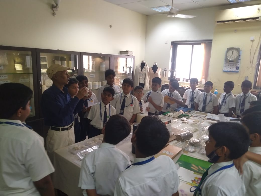 Visit of students and faculty members of St. Joseph High School, Wadala, Mumbai at ICAR-CIRCOT on 8th Feb, 2023. Image-1