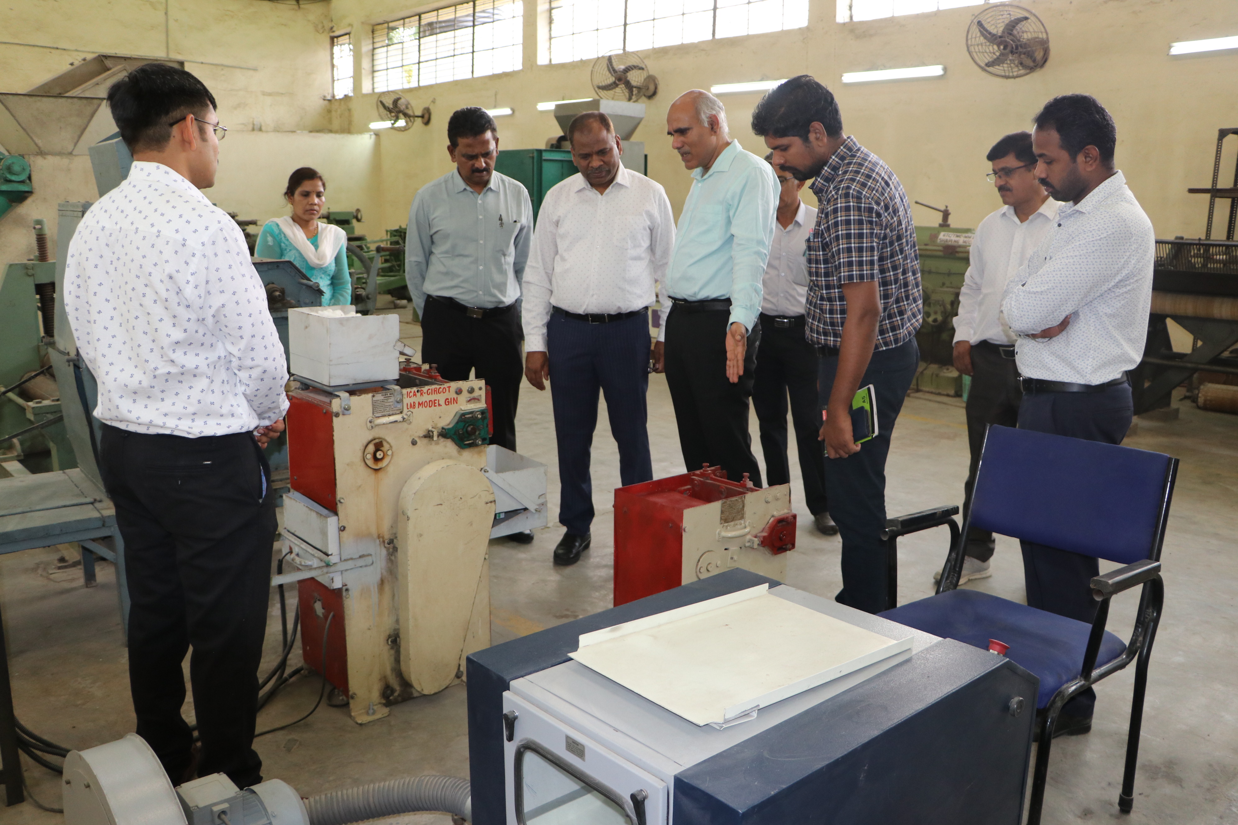 Image2 of Dr. K. Narsaiah, Assistant Director General, ICAR, New Delhi visits Ginning Training Centre, ICAR-CIRCOT, Nagpur