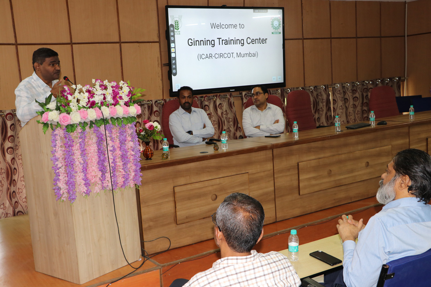 Image1 of Honorable Agricultural Commissioner, Dr. Praveen Gedam, visits Ginning Training Centre, ICAR-CIRCOT, Nagpur