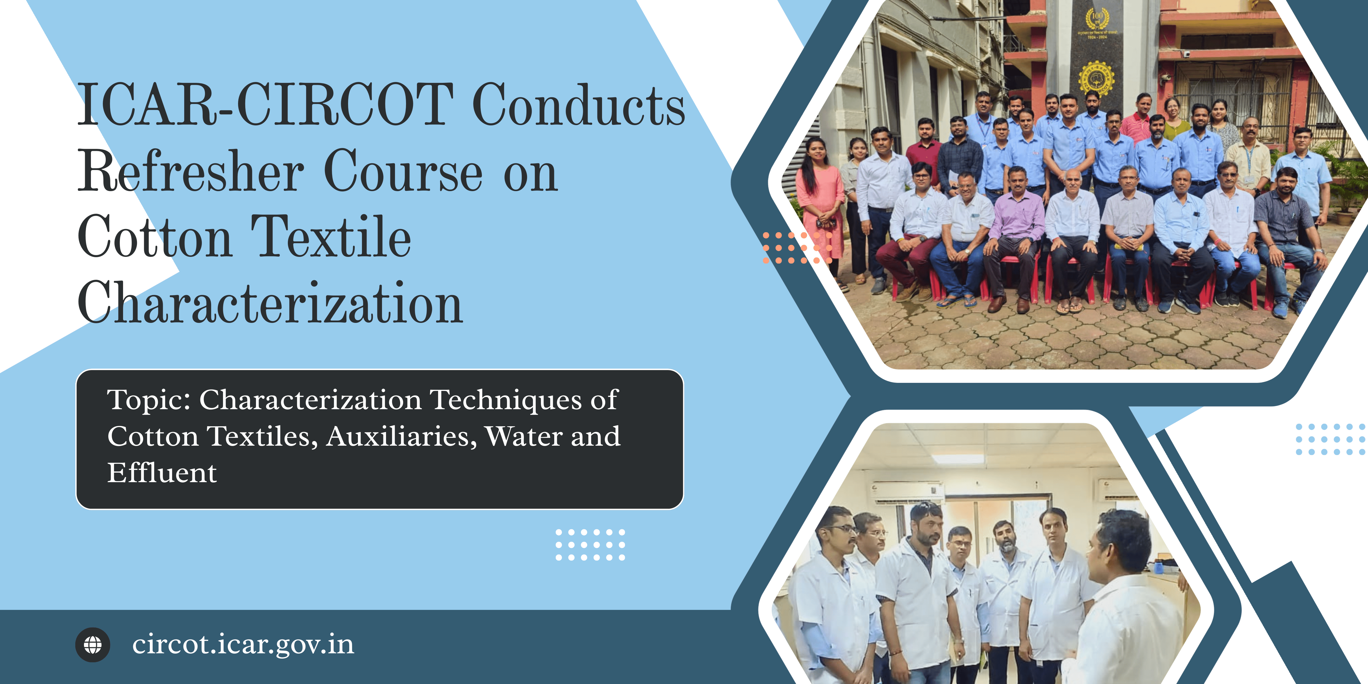 Training on cotton textile characterization