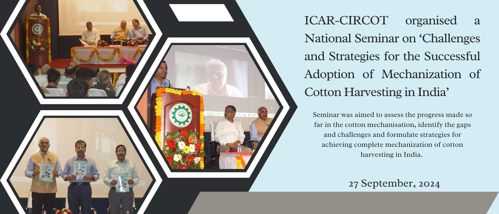 National Seminar on Cotton Mechanization_27.09.2024