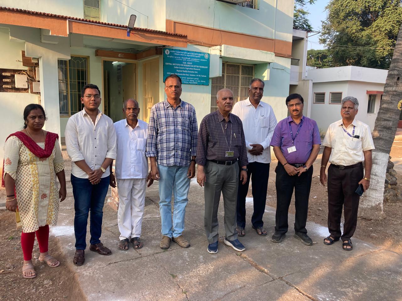 Visit of DDG (Agri Engg), ICAR to the ICAR-CIRCOT's Quality Evaluation Unit, Coimbatore_3