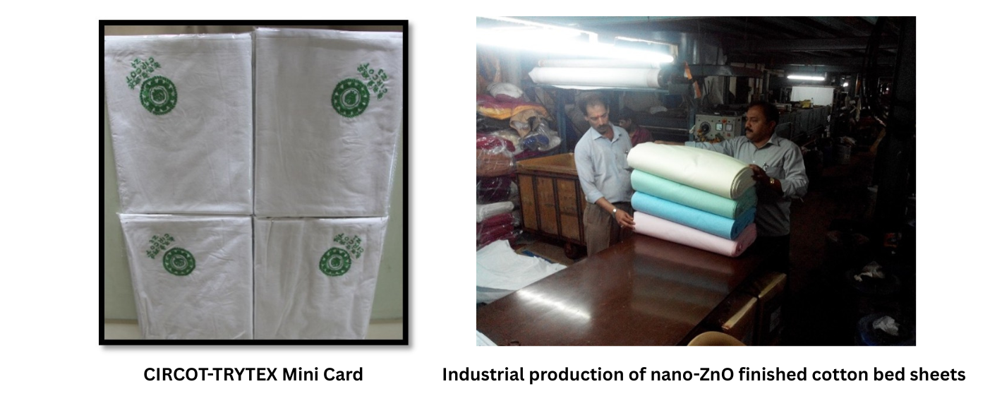 Antimicrobial Cotton Bed Sheets using Nano ZnO