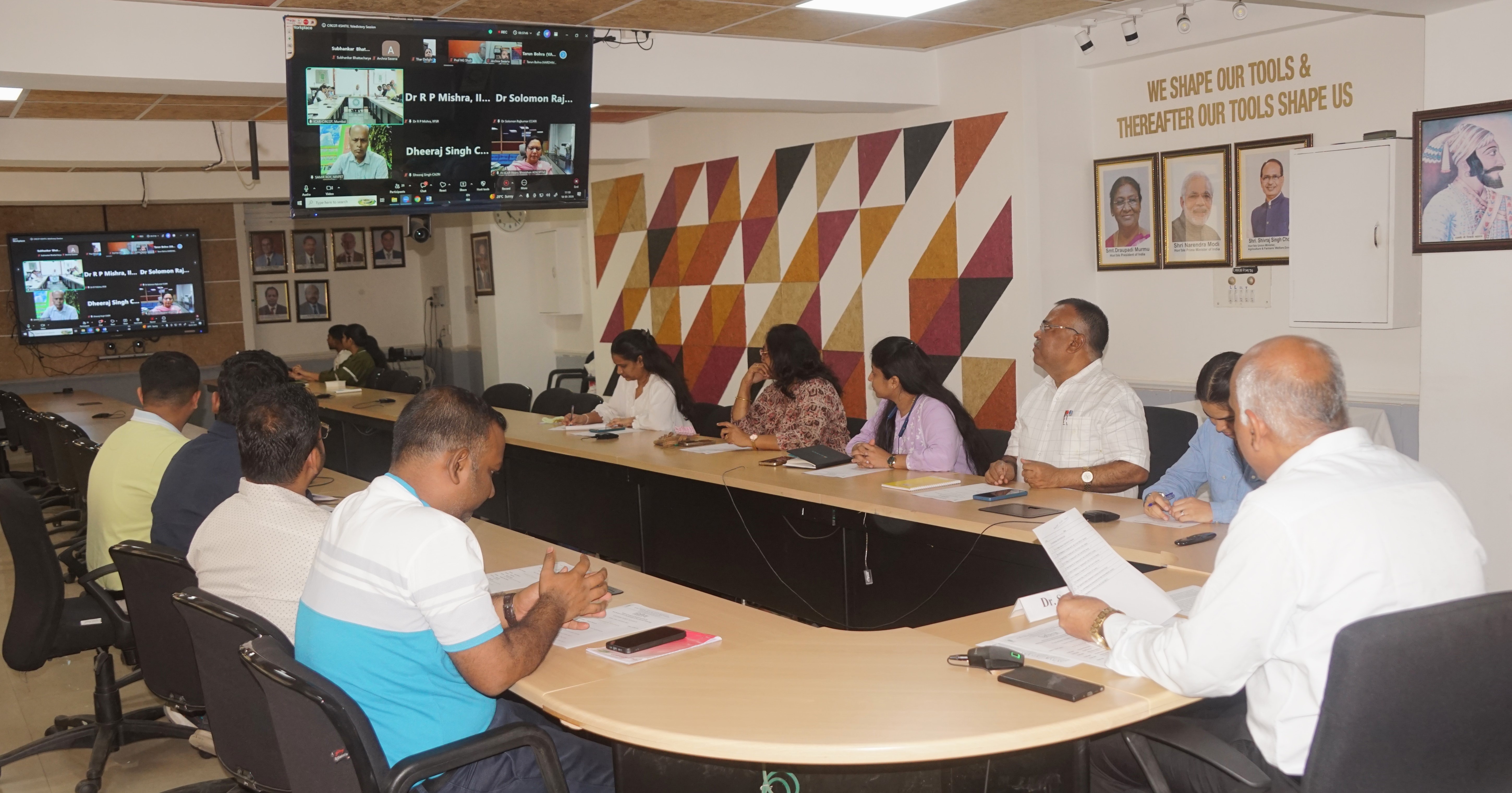 Photo of valedictory  Kshitij Program