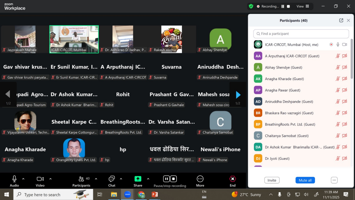 Online Lecture on “Educational initiatives Photo