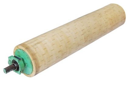 Self-Grooving Rubber Roller