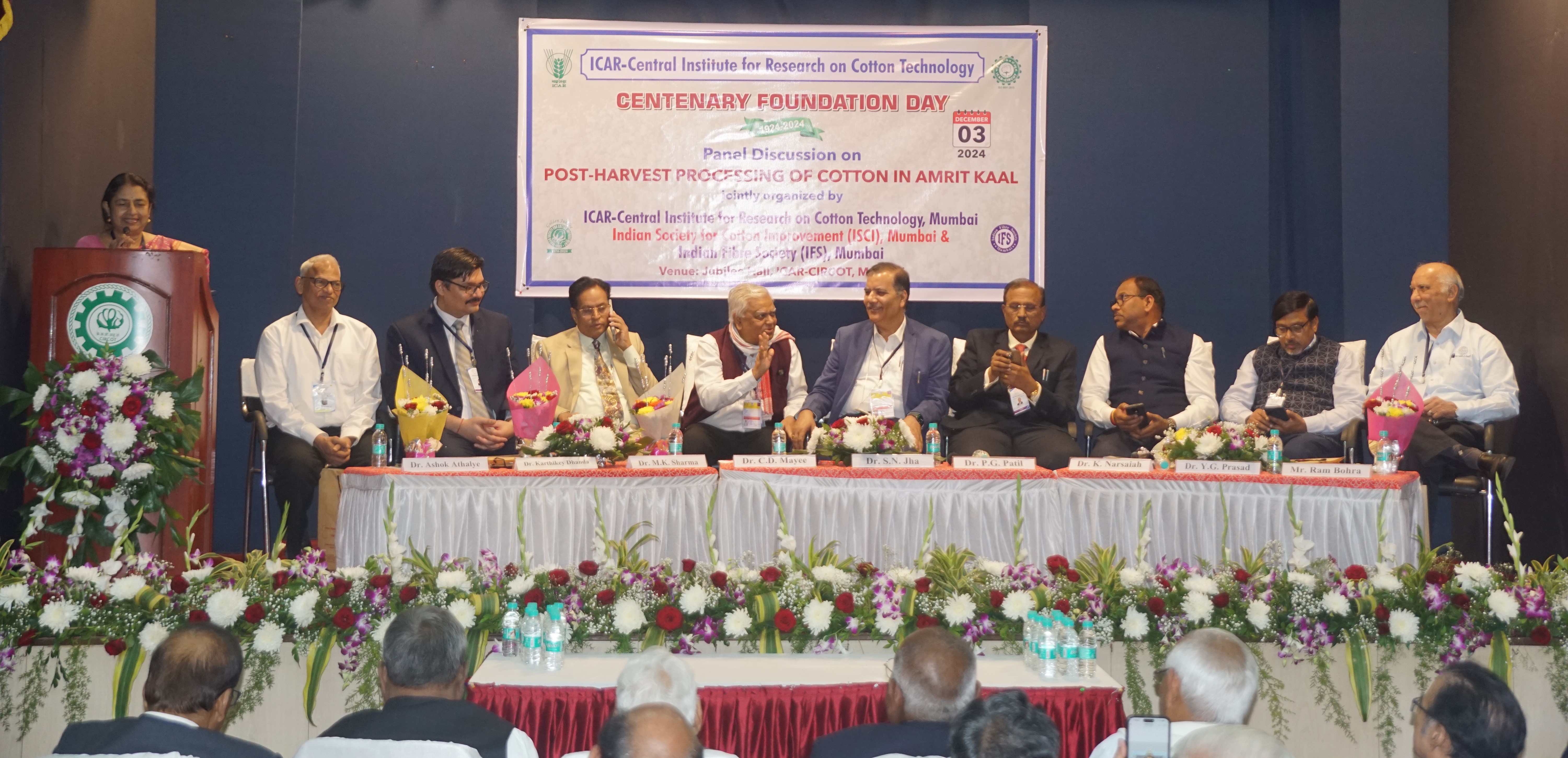 Panel Discussion on post-harvest processing of cotton in Amrit Kaal