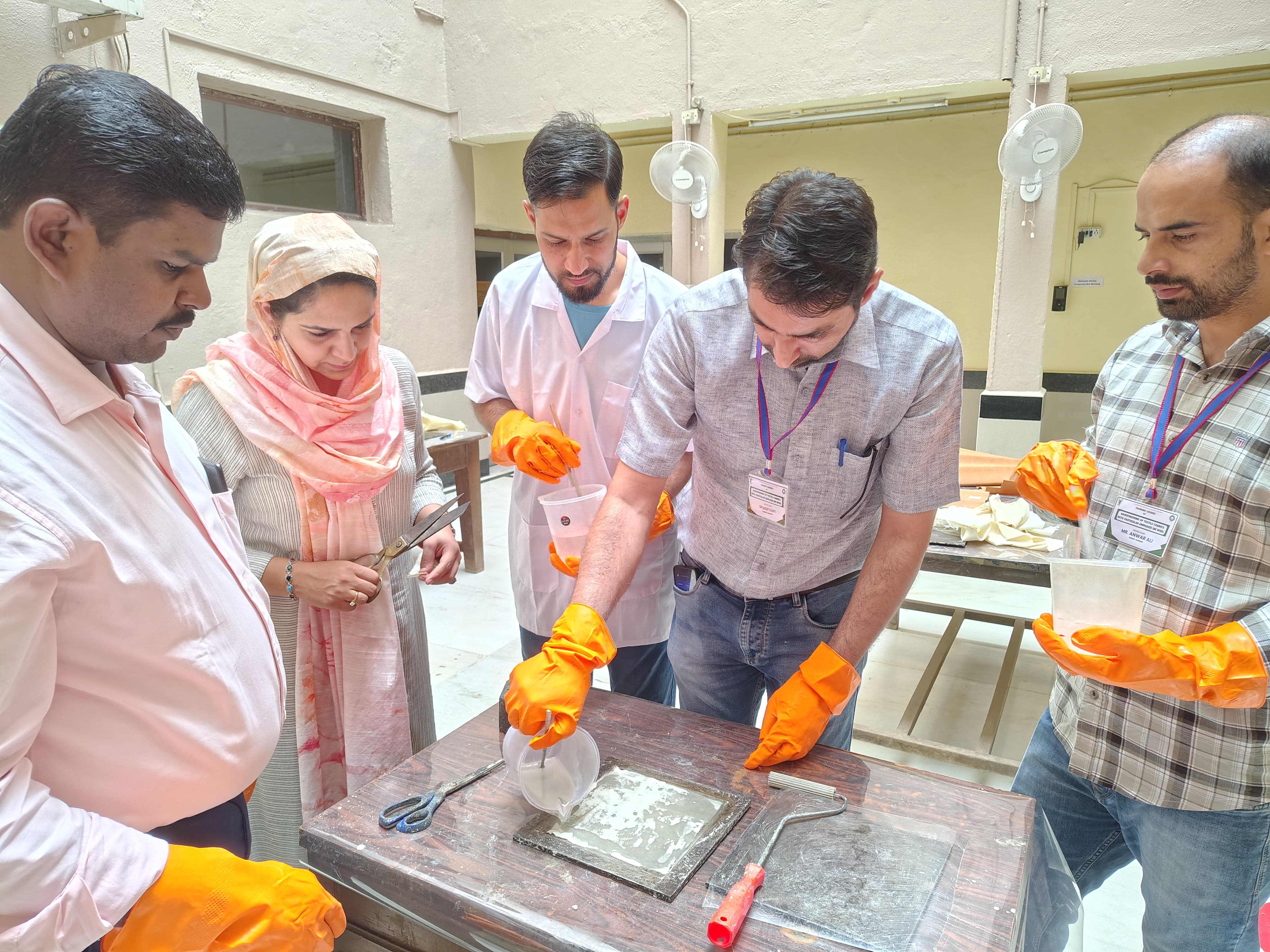 ICAR-CIRCOT Conducts Training Programme on Nano-Finishing of Woolen Textiles for SKUAST Kashmir