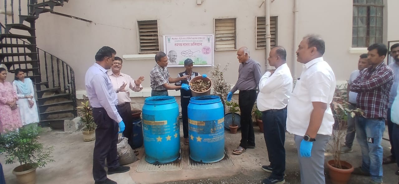 Demonstration activity on Composting of kitchen and home waste materials