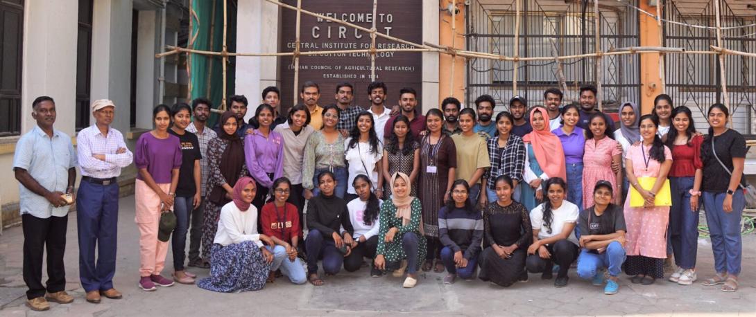 Image of Students of Kerala Agricultural University visited ICAR-CIRCOT on 19/12/22