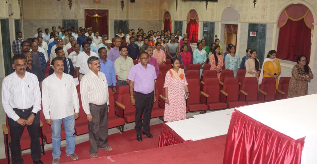 Image of ICAR-CIRCOT celebrated Constitution day.