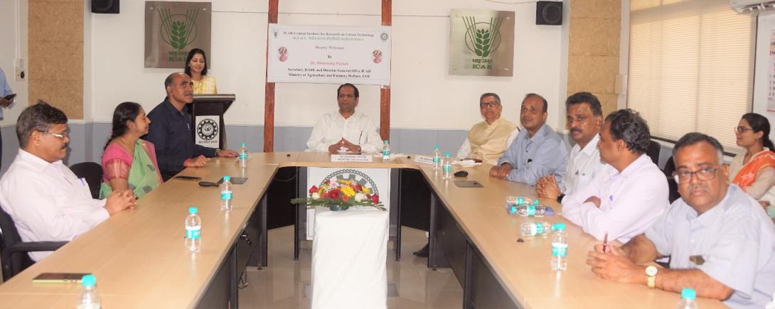 Image of Secretary, DARE & DG, ICAR visits ICAR-CIRCOT, Mumbai