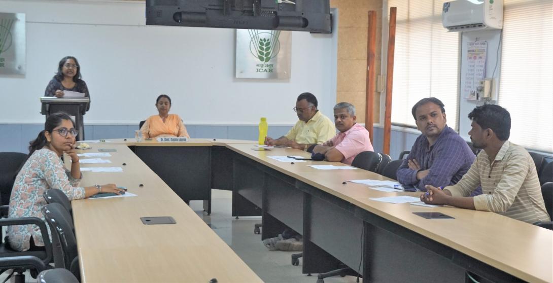 Image of ICAR-Central Institute for Research on Cotton Technology, Mumbai celebrated 42nd DARE-ICAR-CIRCOT public awareness campaign under India @75 with celebration of International Yoga Day-2022 on 21.06.2022