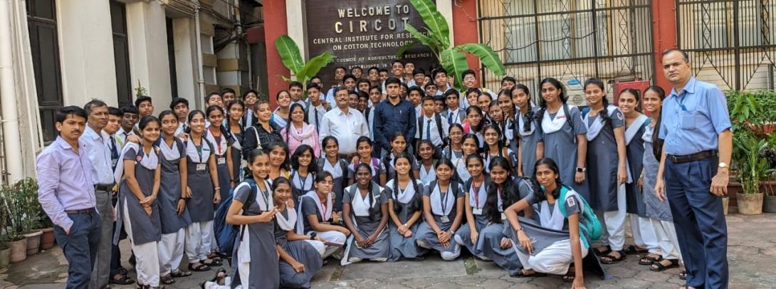 Image of Visit of students from Atomic Energy Central School Tarapur to ICAR-CIRCOT