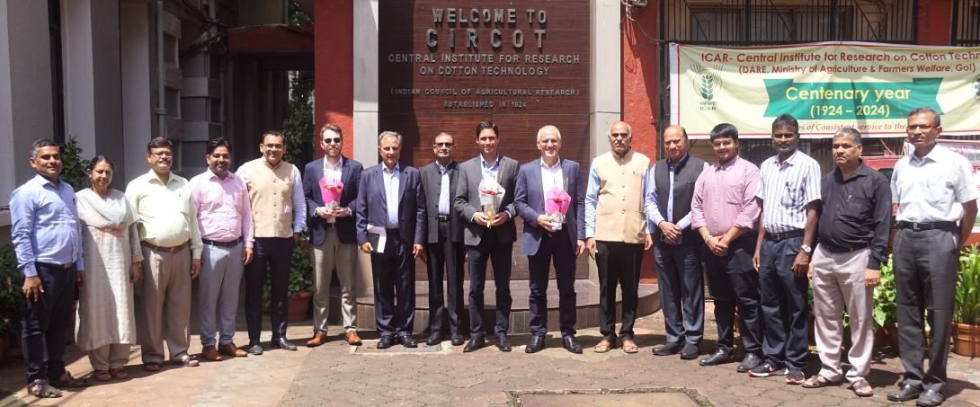 SLC Agricola, Brazil delegates interaction meet with stakeholders at ICAR-CIRCOT, Mumbai 