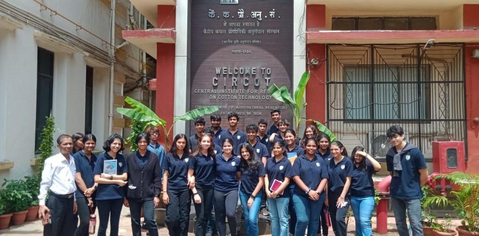 Image of Visit of Students and faculty members from Don Bosco International School, Matunga to ICAR-CIRCOT, Mumbai on 11th August, 2023.