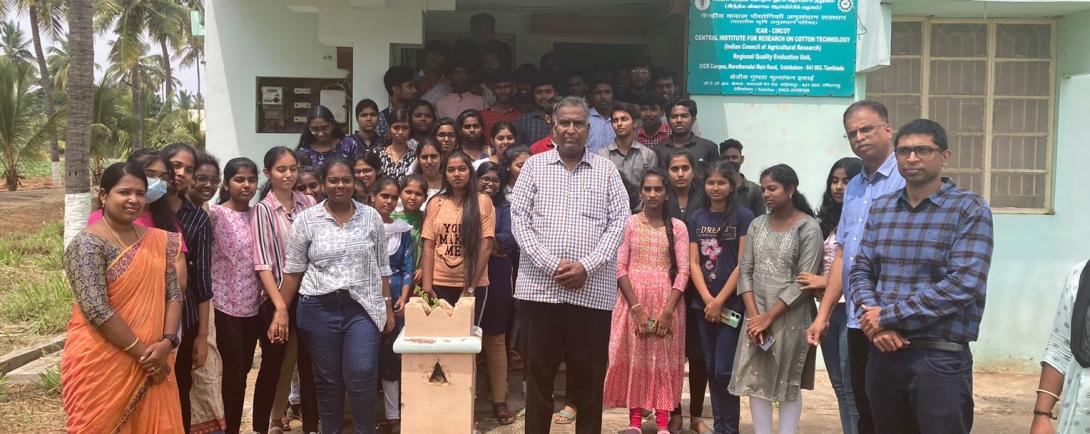 Image of Visit of students from Sardar Vallabhbhai Patel International school of Textiles and Management to Regional Unit Coimbatore