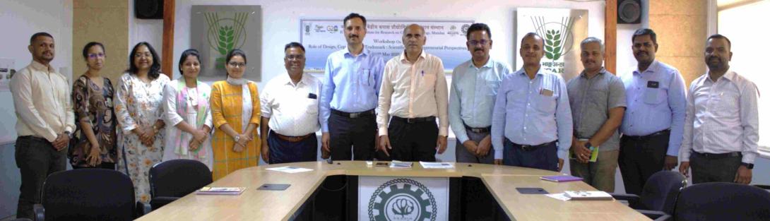 Image of ICAR-CIRCOT organized workshop on “Role of Design, Copyright and Trademark: Scientific and Entrepreneurial Perspective” on 16th May, 2023.