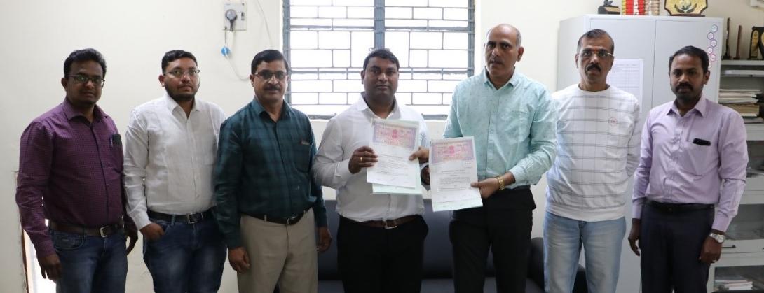 Image of ICAR-CIRCOT, Mumbai signed the MoU with M/s. PRB Textile India Pvt Ltd, Kalmeshwar, Nagpur.