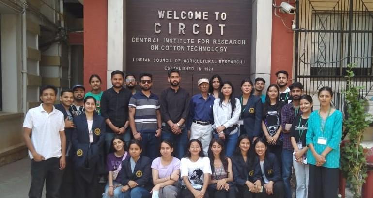 Image of Visit of students and faculty members of Dr. Y. S. Parmar Horticulture and Forestry University Nauni, Solan, Himachal Pradesh at ICAR-CIRCOT on 08th Feb, 2023.