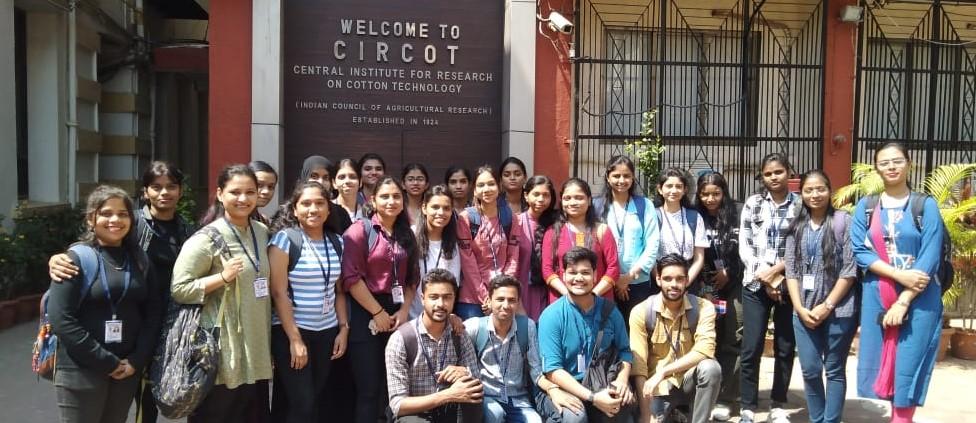 Image of Visit of Students and faculty members from Smt. Chandibai Himathmal Mansukhani College, Ullahasnagar to ICAR-CIRCOT, on 23rd Feb, 2023.