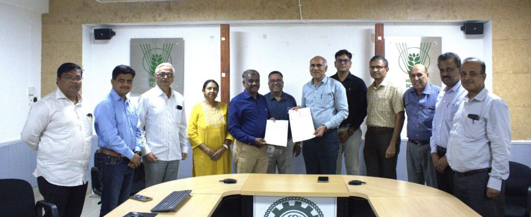 Image of ICAR-CIRCOT inks MoU with M/s. Relegare Agro Life Bio Science Pvt Ltd. Ahmednagar (MH) for “Development of microbial inoculum for in-situ degradation of agricultural waste”