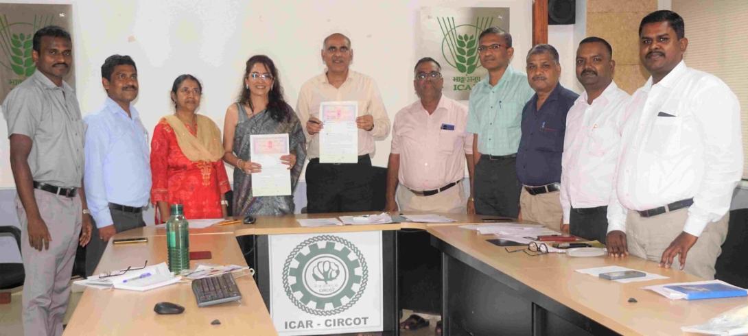 Image of ICAR-CIRCOT, Mumbai inks MoU for extraction of cellulose from agrobiomass.